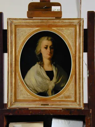 Marie Antoinette, by Paul Delaroche, oil, 1836