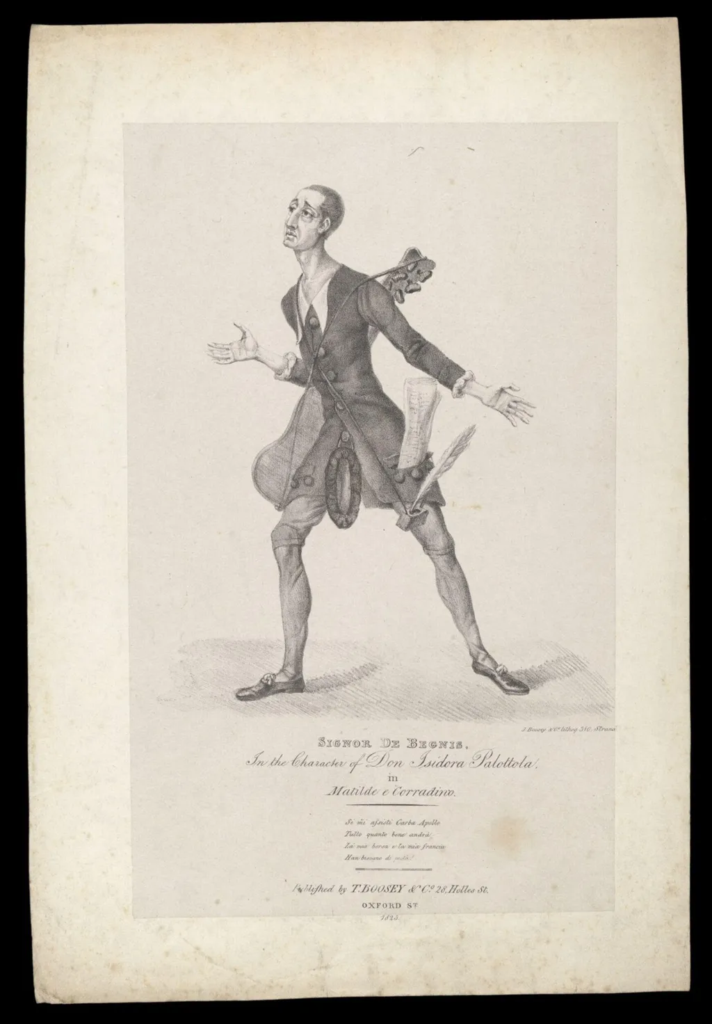 H Beard Print Collection, by Boosey & Co, 1823