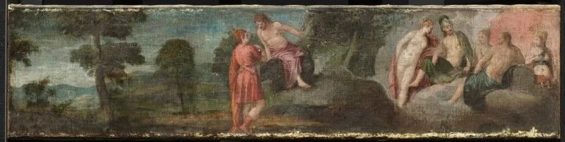 Jupiter with Gods and Goddesses on Olympus, detail