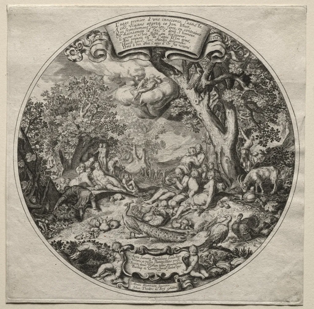 The Golden Age, by Johann Theodor de Bry, 1608
