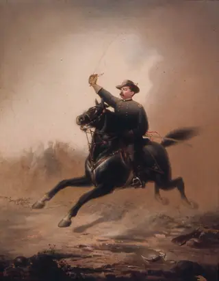 Sheridan's Ride, by Thomas Buchanan Read, oil, 1871