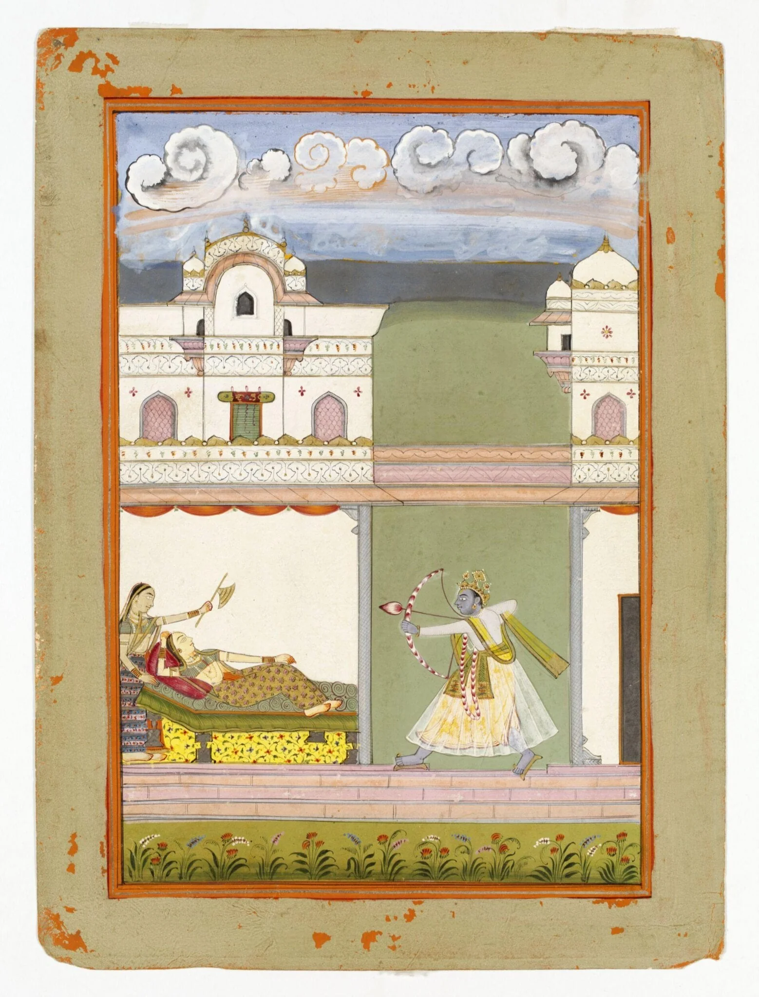 Vibhasa Ragini, detail