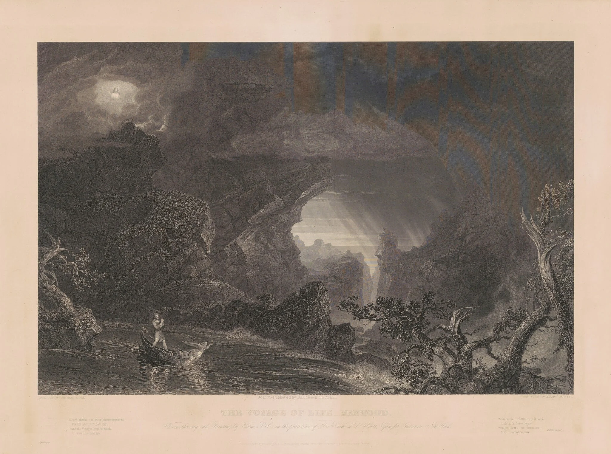 The Voyage of Life: Manhood, detail
