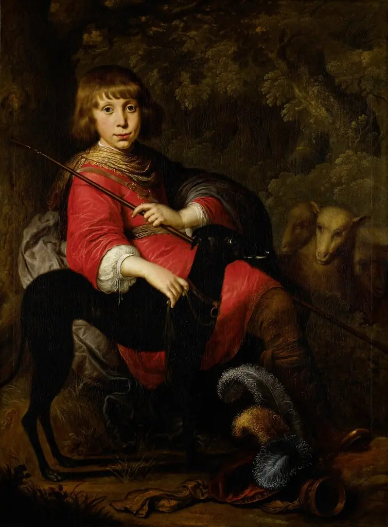 Martinus Alewijn (1634-84). Son of Abraham Alewijn and Geertruid Hooftman, by Dirck van Santvoort, oil, 1644
