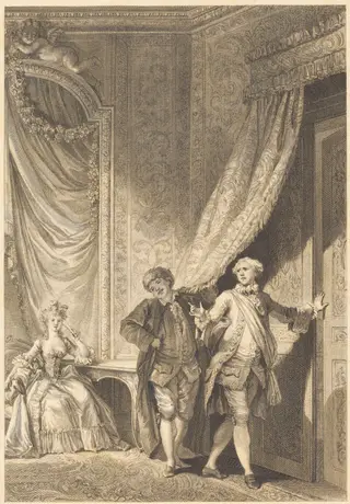 Le magnifique, by Jean-Baptiste Tilliard, graphite, 1776