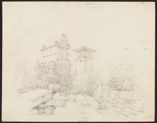 Theatre at Xanthus, by George Scharf, 1843