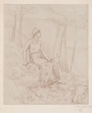 Normandy, by Pierre Puvis de Chavannes, 1893