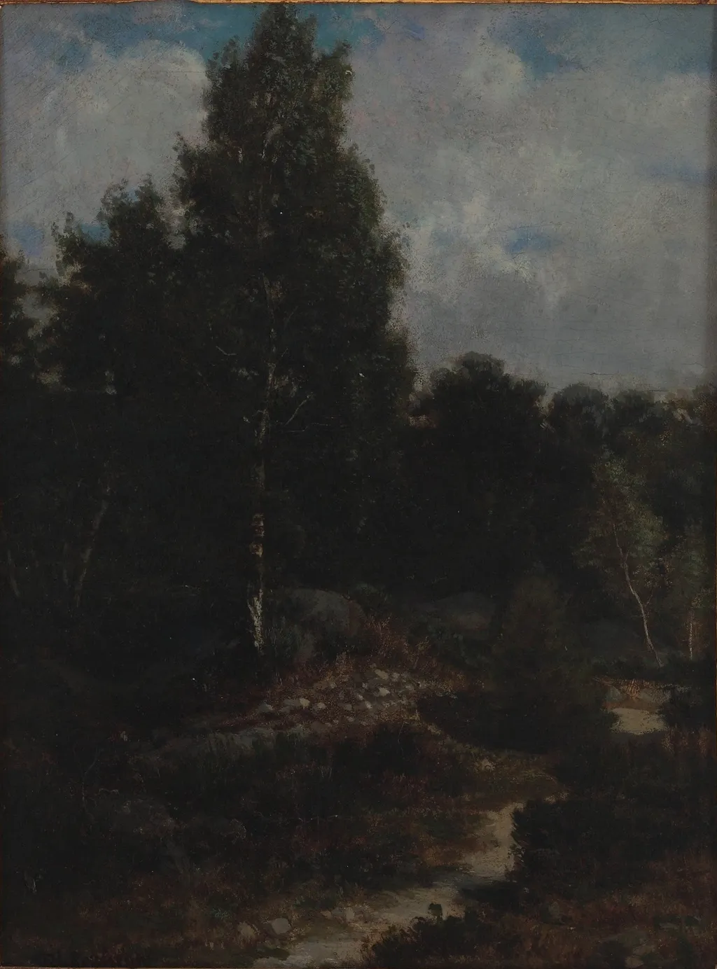 Fontainebleau Woods, by Théodore Rousseau, unspecified, 1850