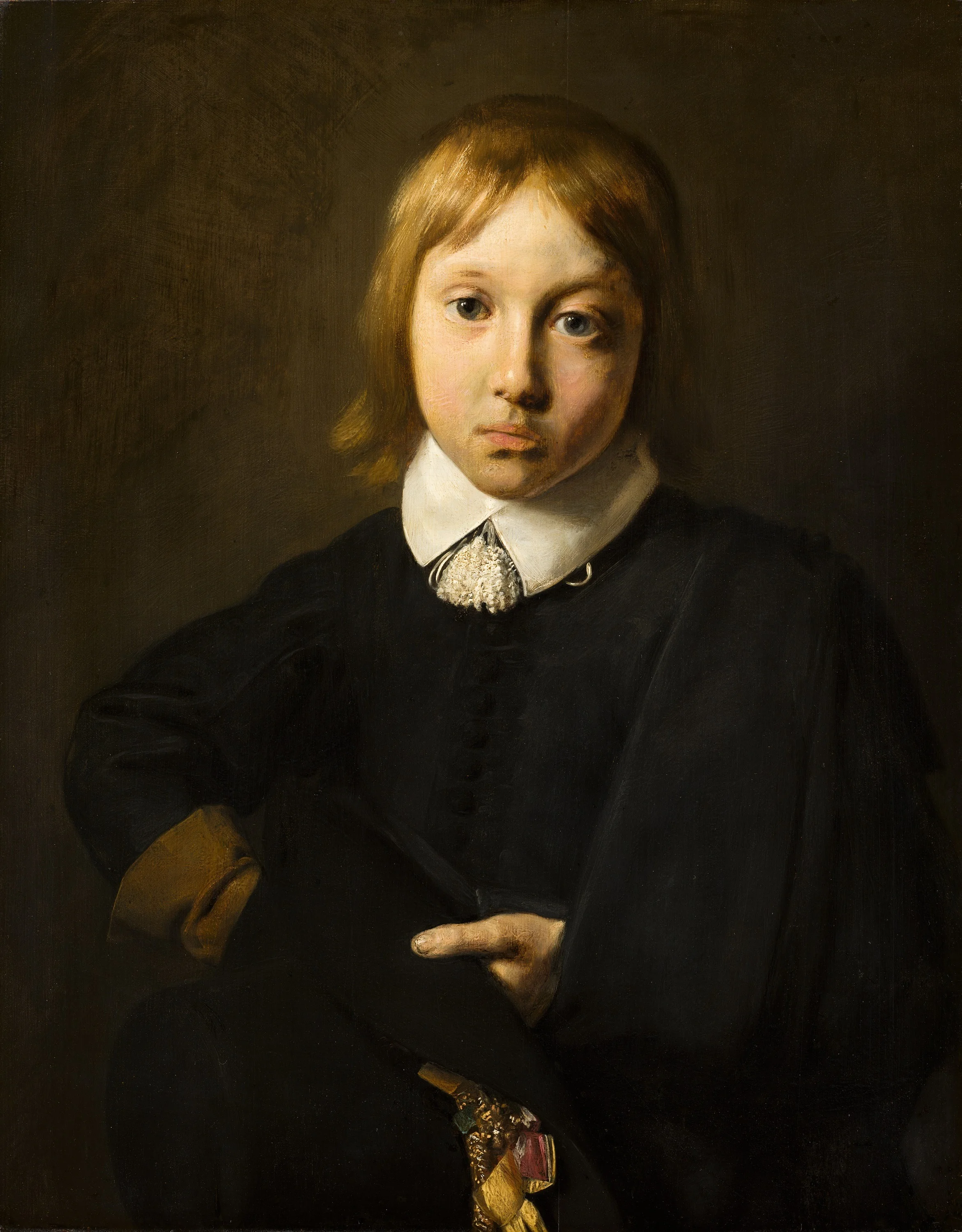 Portrait of a Six-year-old Boy, detail