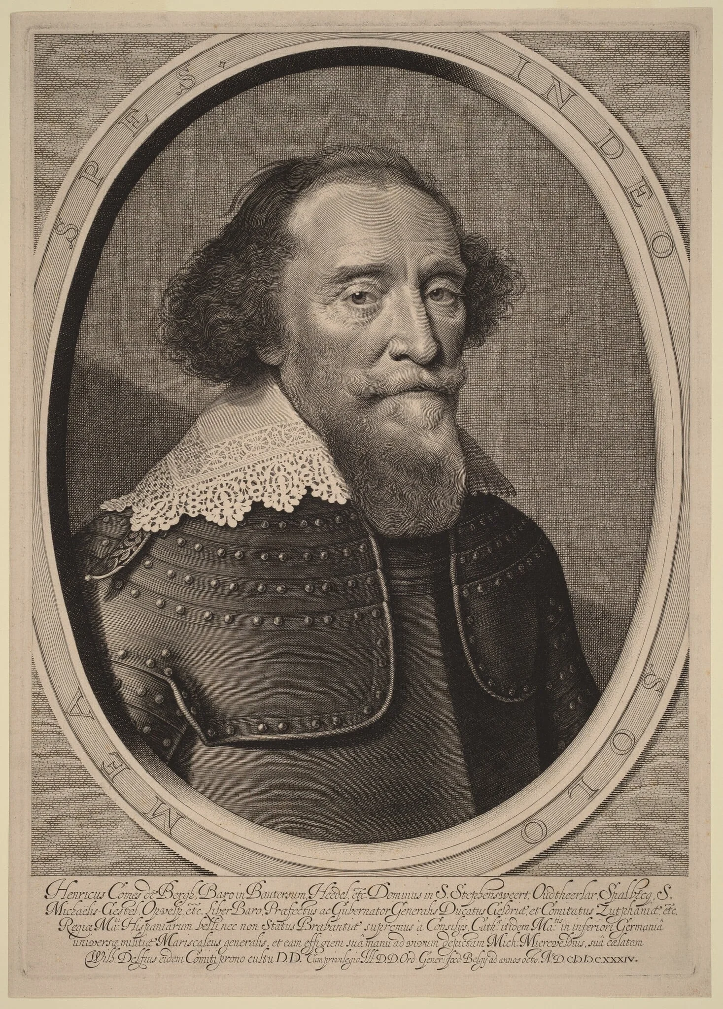 Henry, Count de Bergh, detail