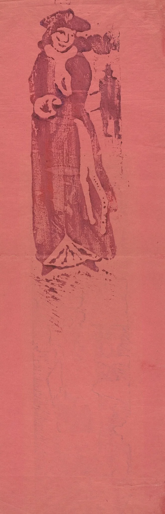 Woman with a Muff (La Dame au Manchon), detail