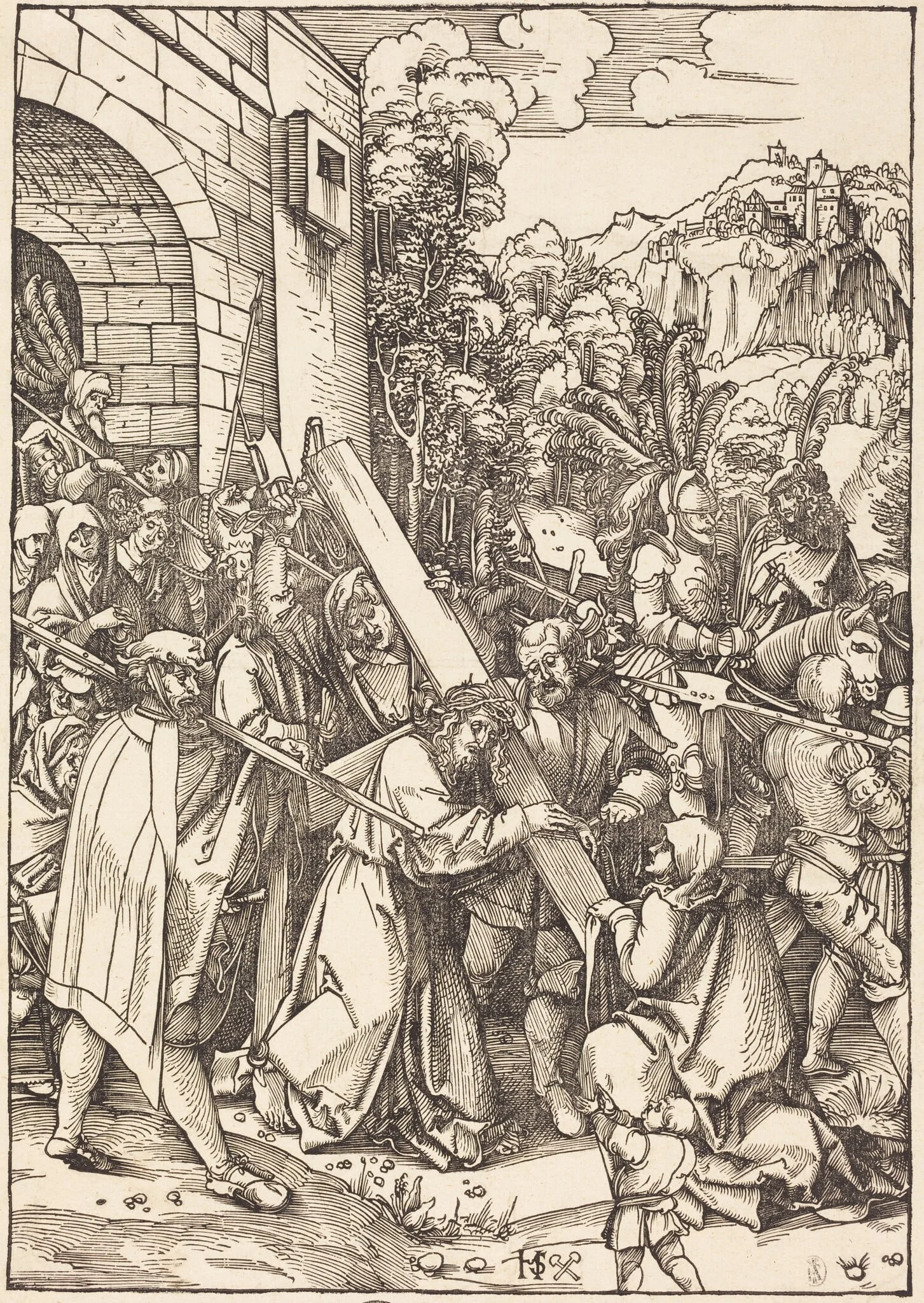 Christ Bearing the Cross, detail