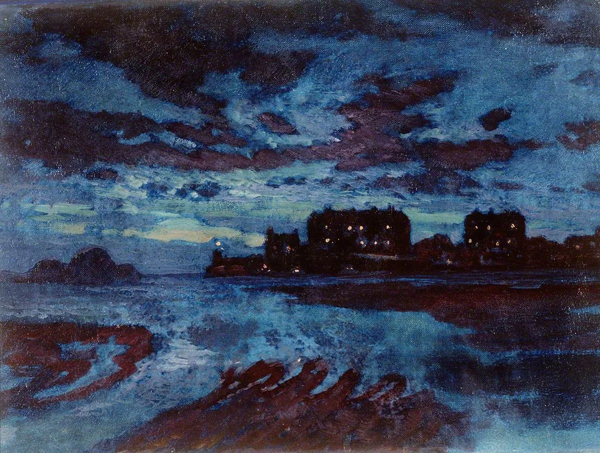 Barmouth Evening, detail