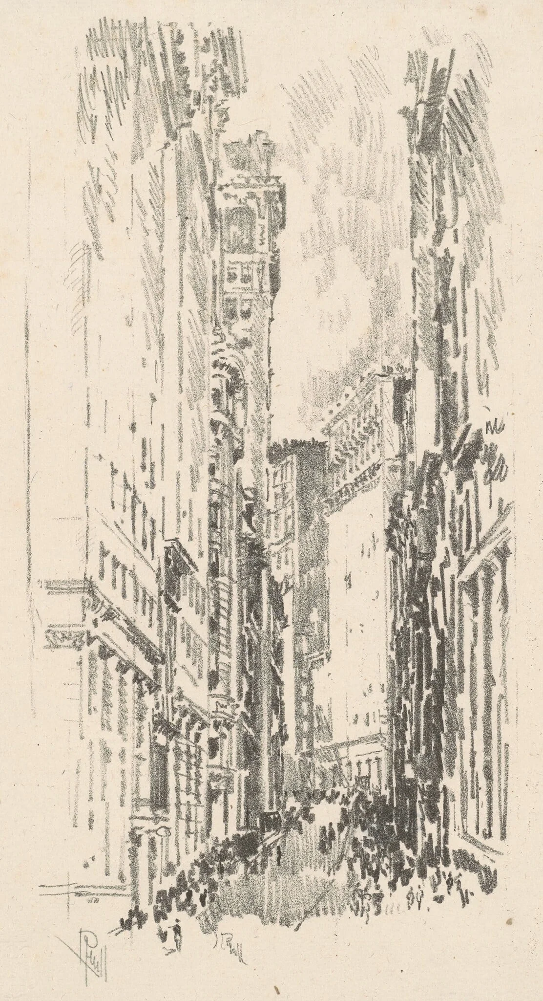 William Street, detail