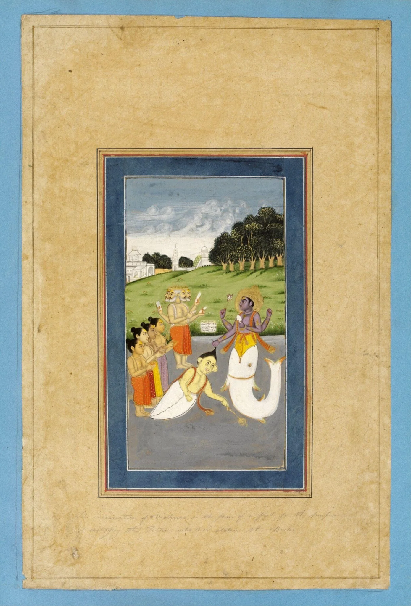 Matsya, detail