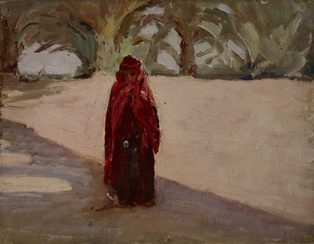 Biskra (A Girl), by Jan Ciągliński, unspecified, 1909