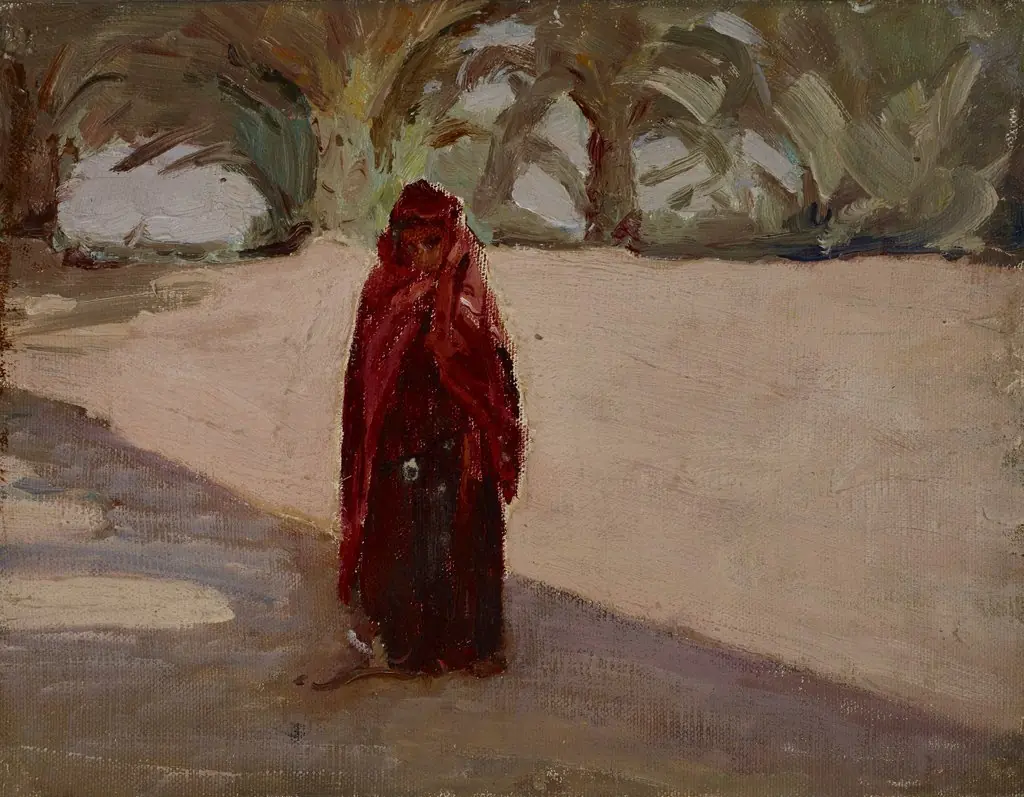 Biskra (A Girl), by Jan Ciągliński, unspecified, 1909