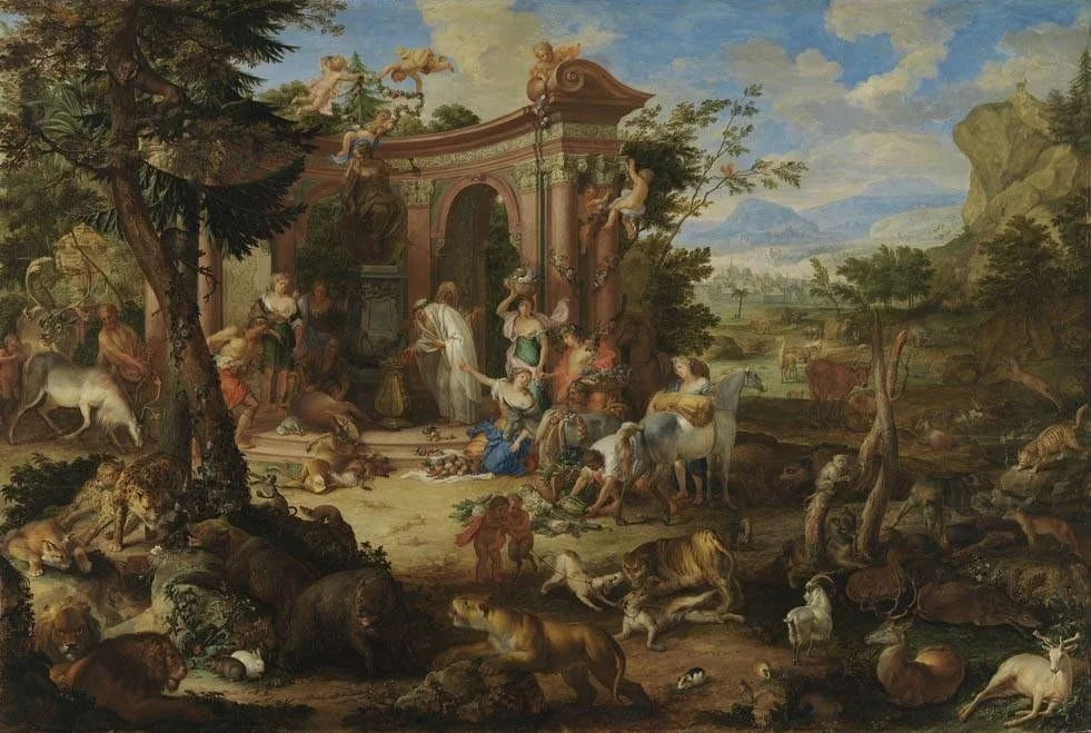 Die Erde (aus der Folge der Vier Elemente), detail