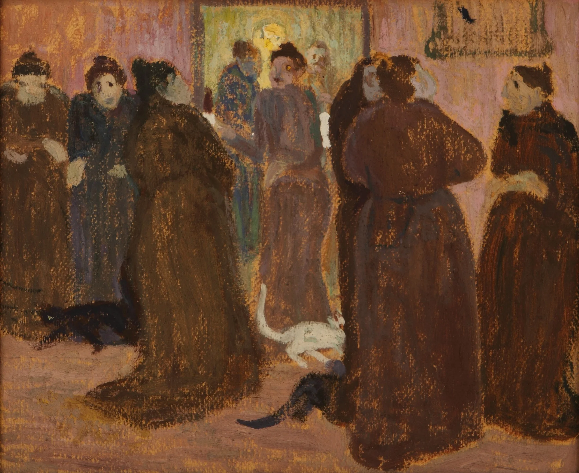 Tertulia at the inn before eating. The inn, detail