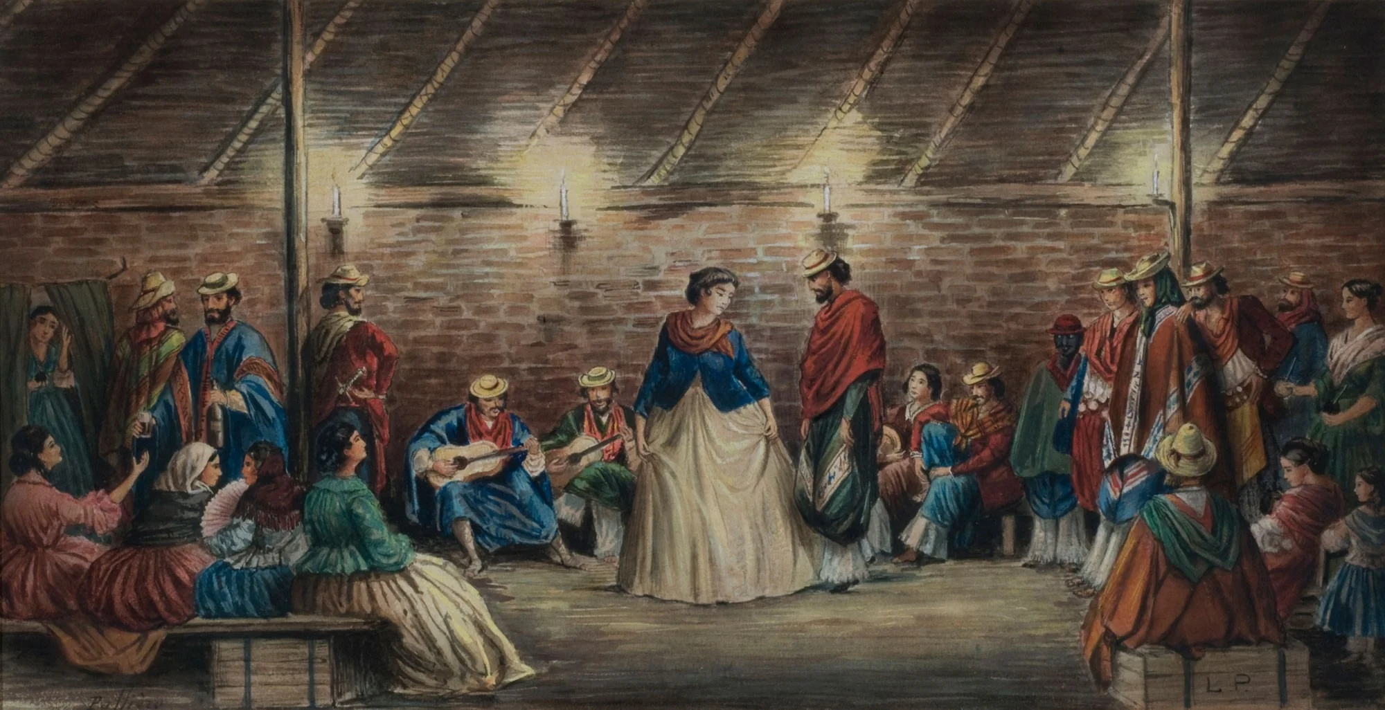 Dancing the cat, detail