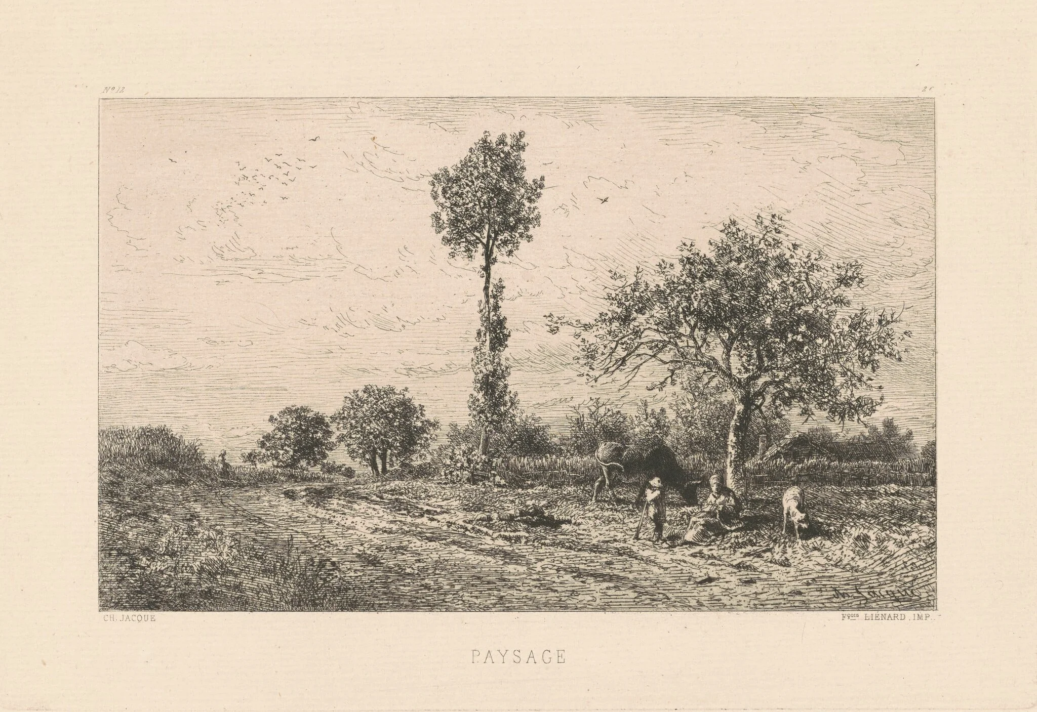 Paysage, detail