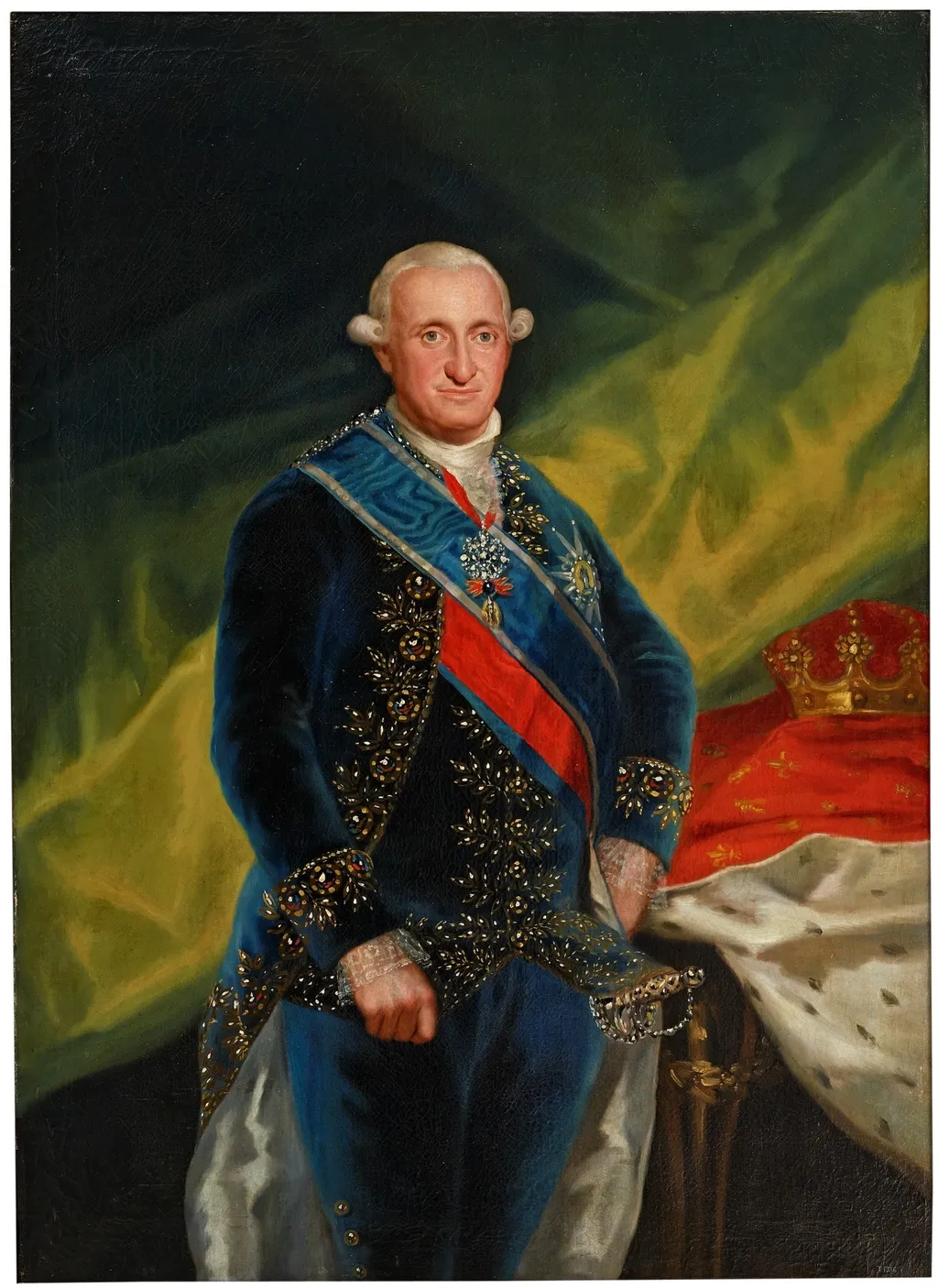 Portrait of King Charles IV, by Francisco de Goya, oil, 1796
