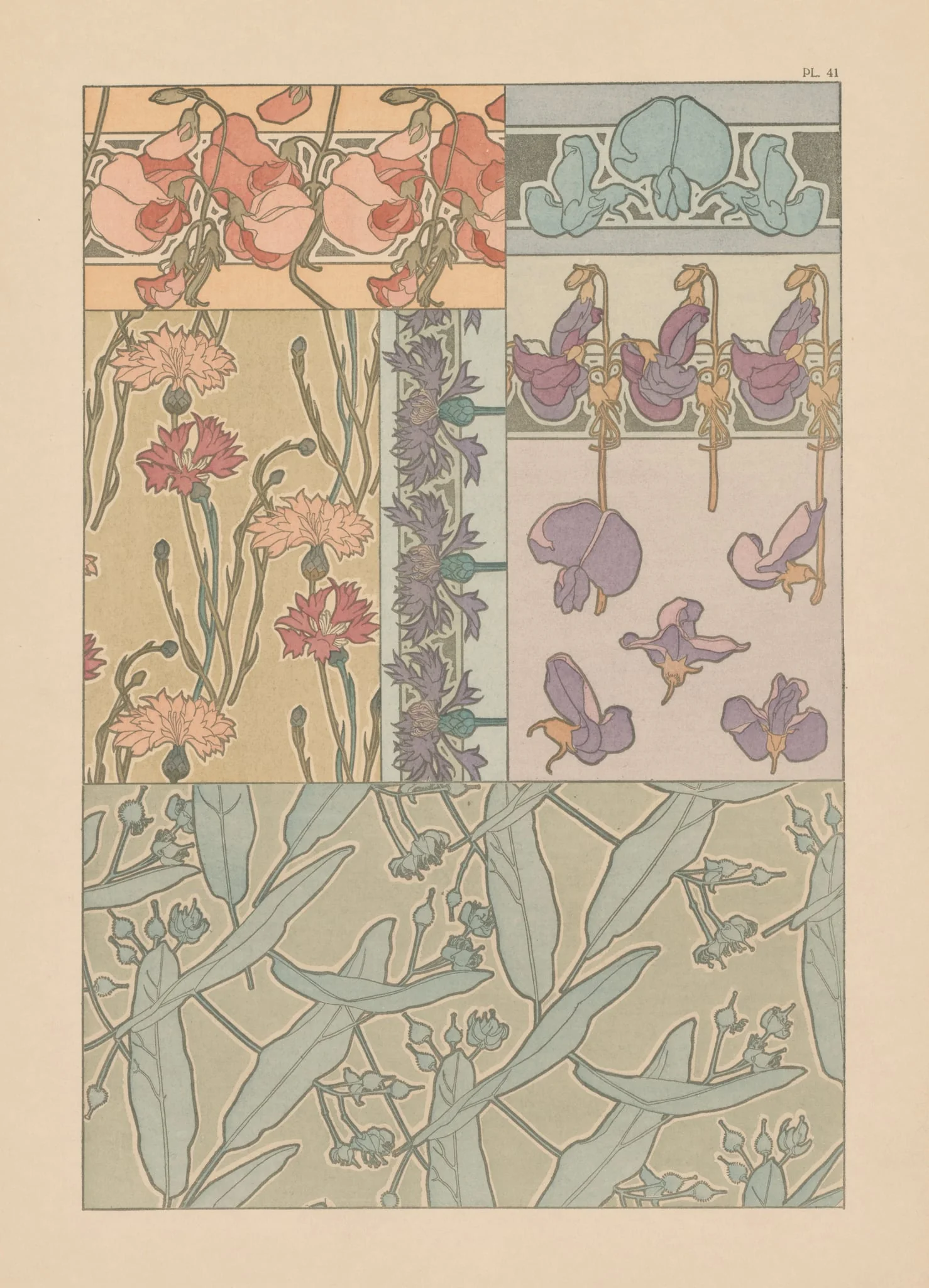 Documents Decoratifs: Plate 41, detail