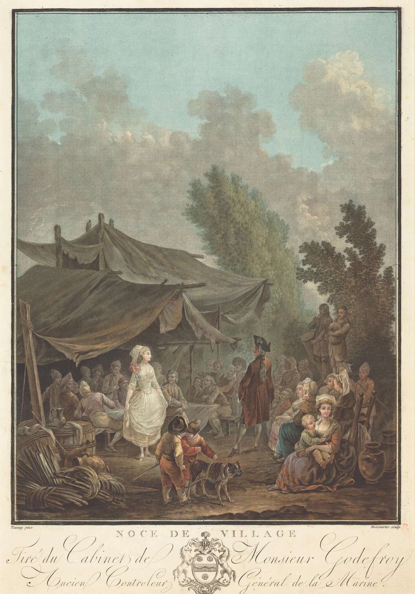 Noce de Village (Village Wedding), detail
