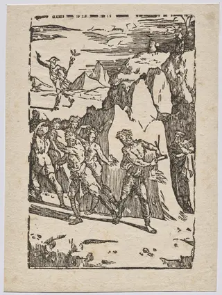 The Alchemical Properties of Metal: Mercury, Vulcan, and the Alchemist in the Cave, by Domenico Beccafumi, 1534