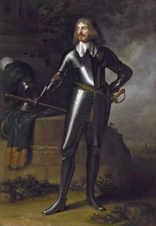 Portrait of William, Earl of Craven, detail