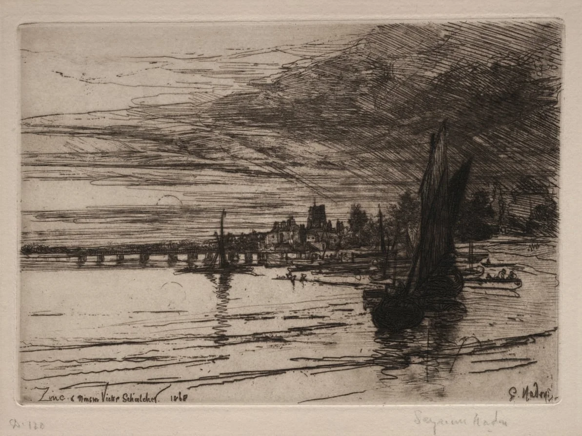 Battersea Bridge, detail