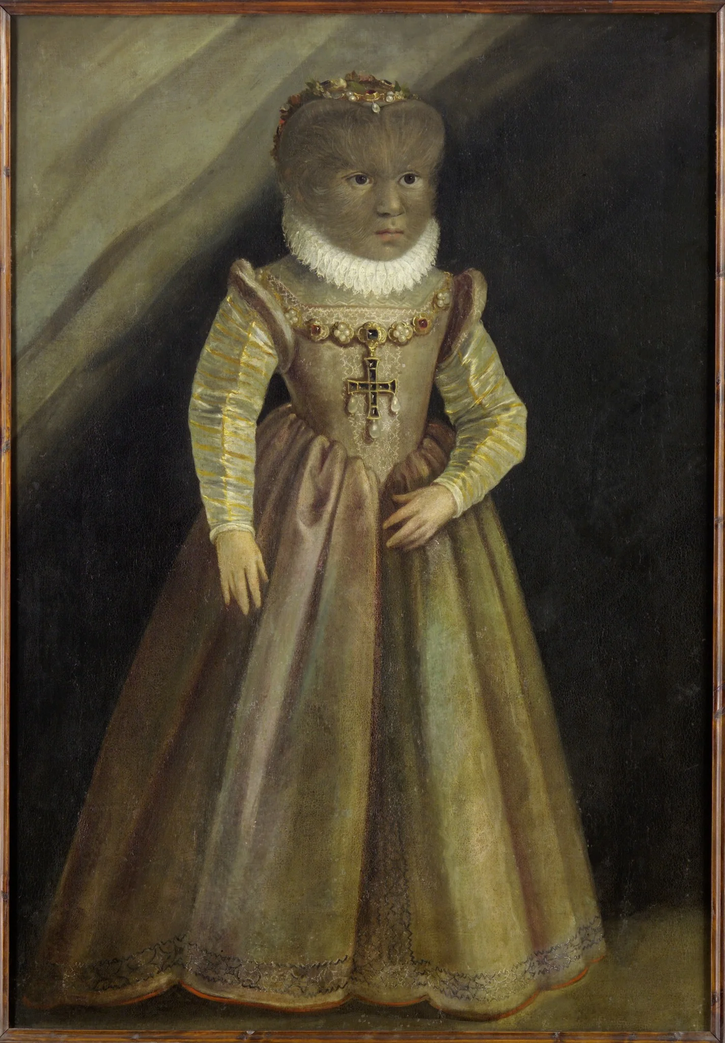 Portret van Madeleine González, detail