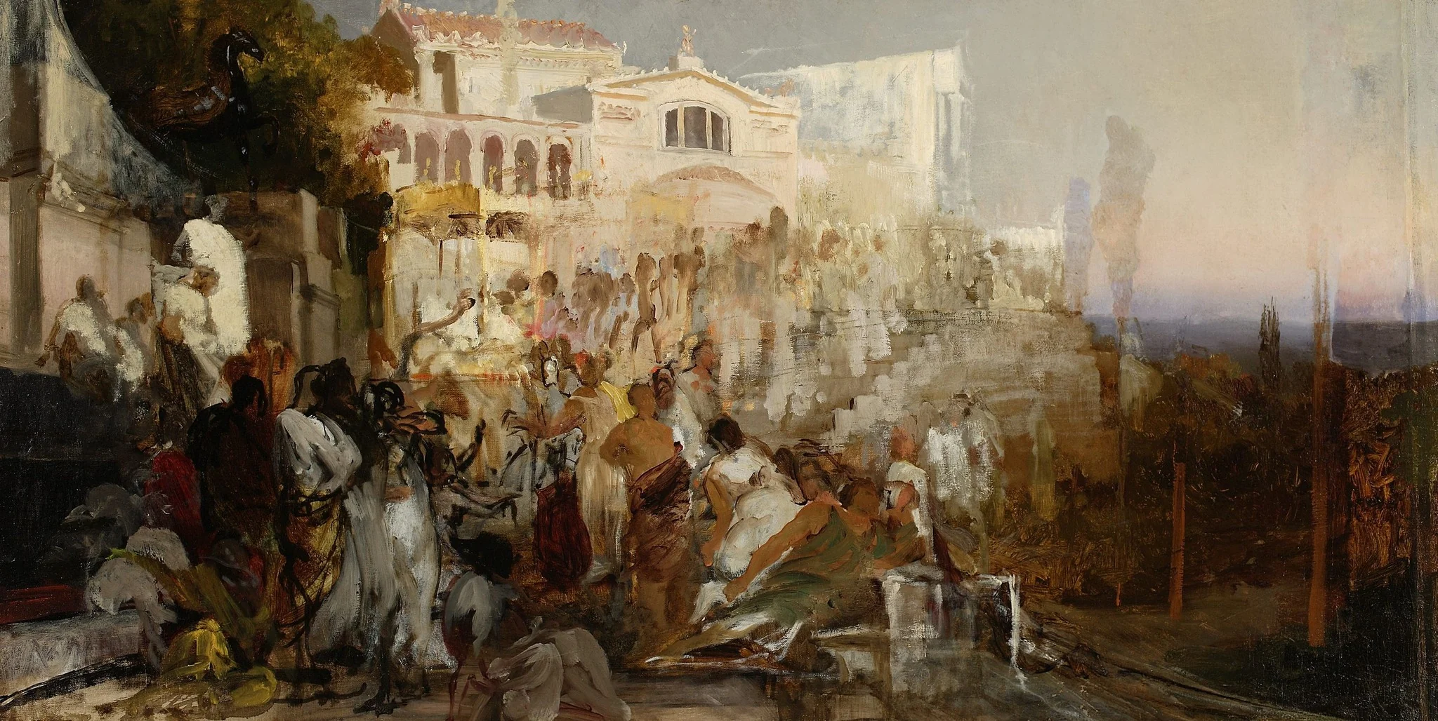 Candlesticks of Christianity, sketch, detail
