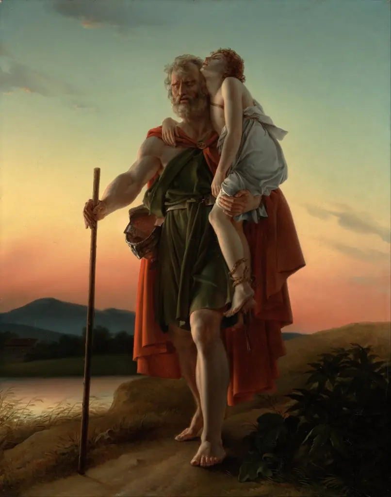 Belisarius, by François Gérard, oil, 1799