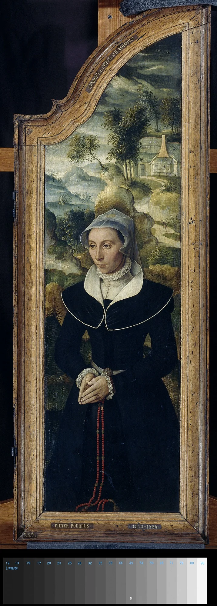 Wing of a Triptych with the Portrait of Elisabeth Canneel, detail