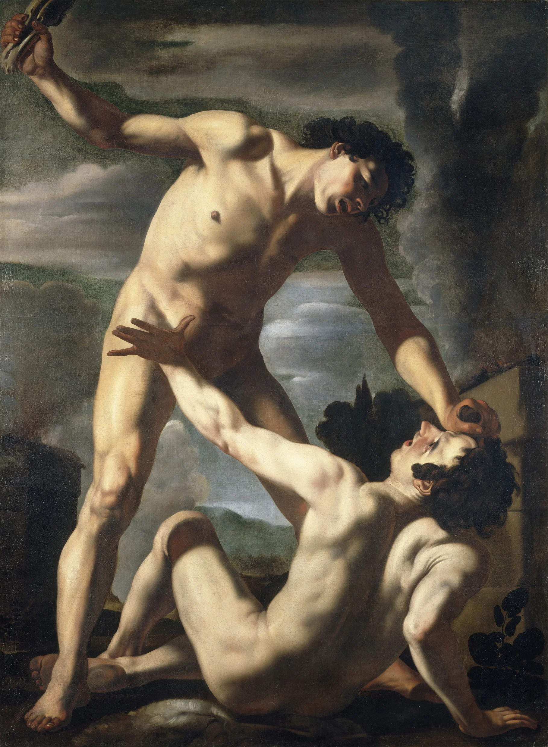 Cain and Abel, detail