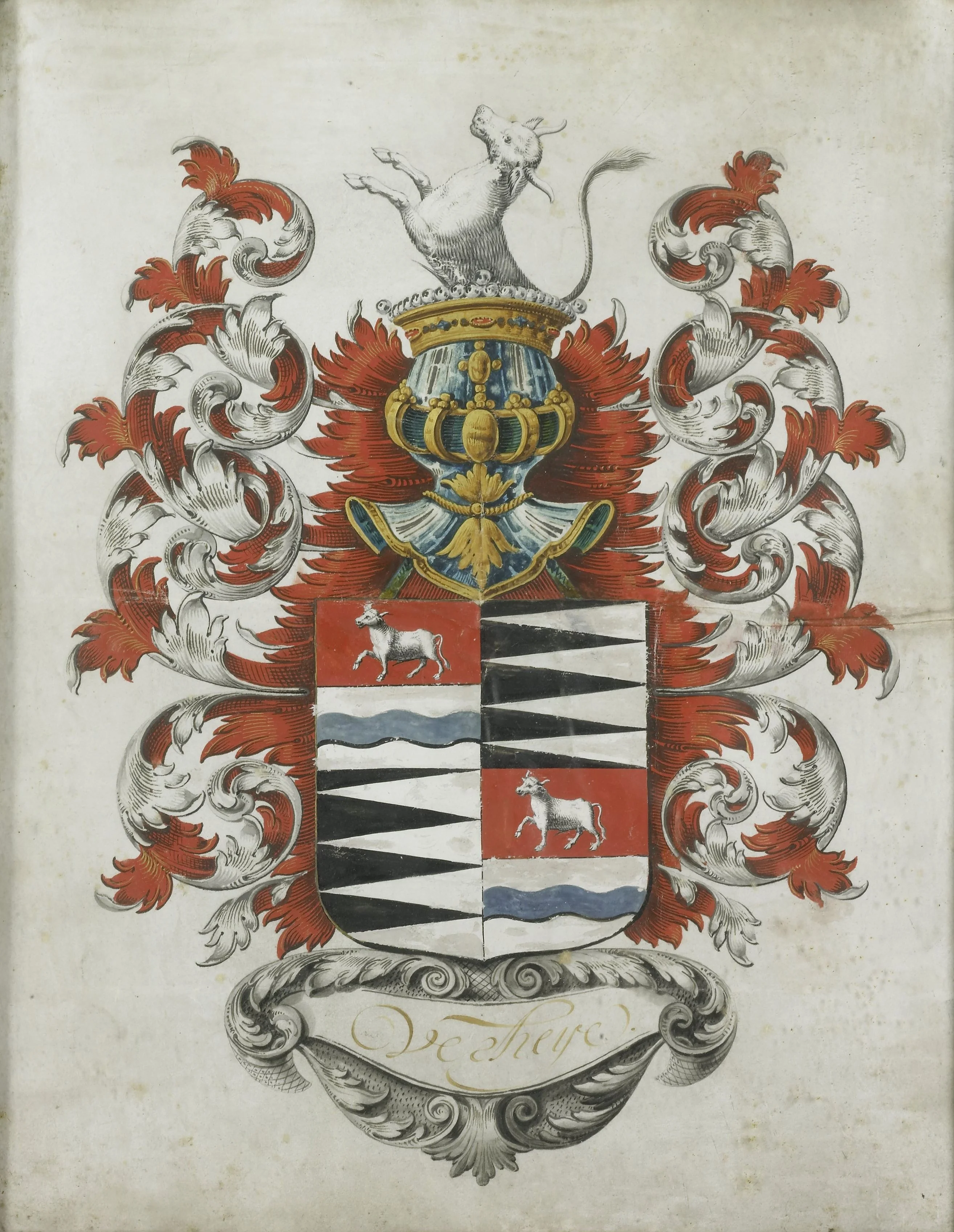 Het wapen Verheye, detail
