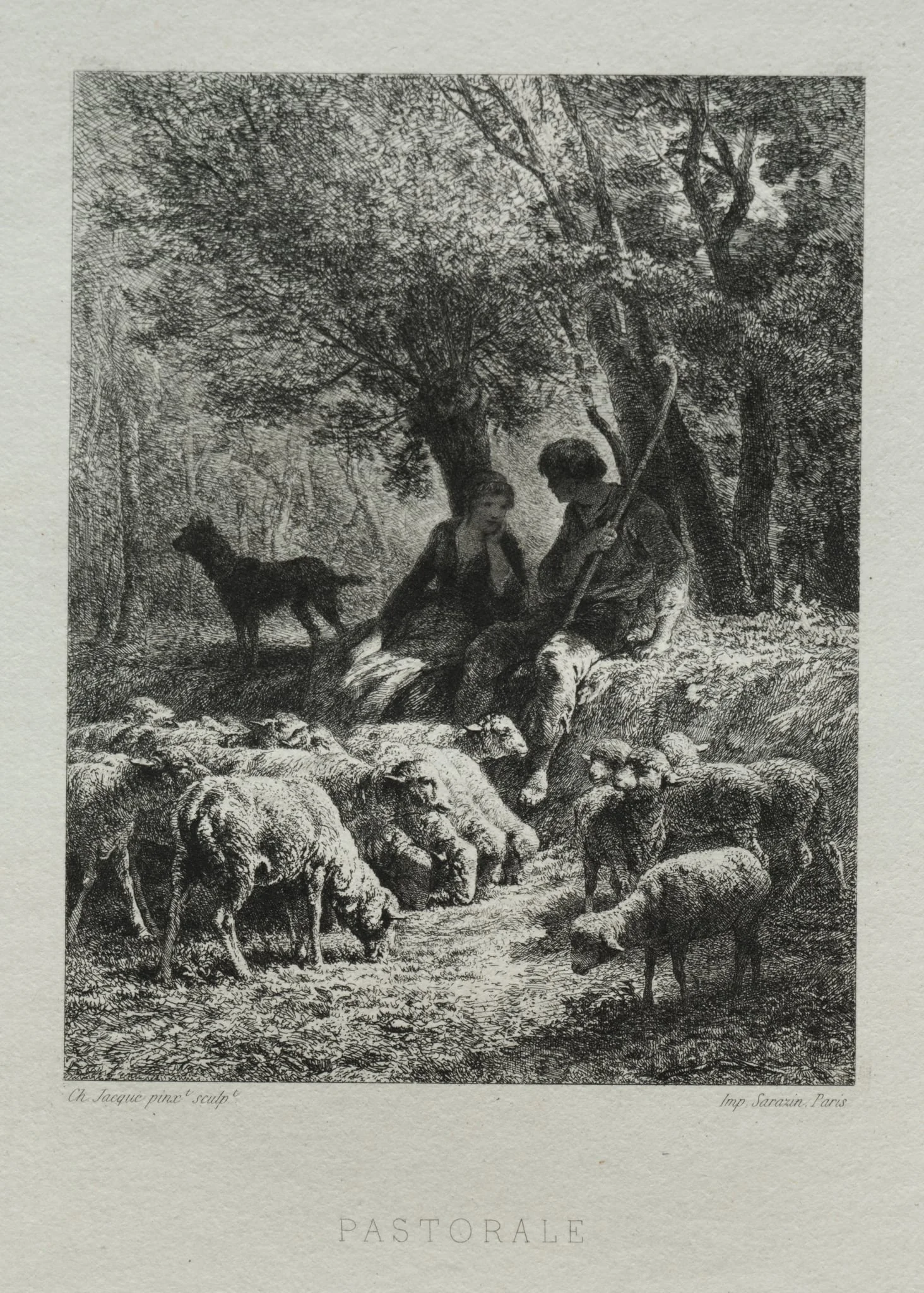 Pastorale, detail