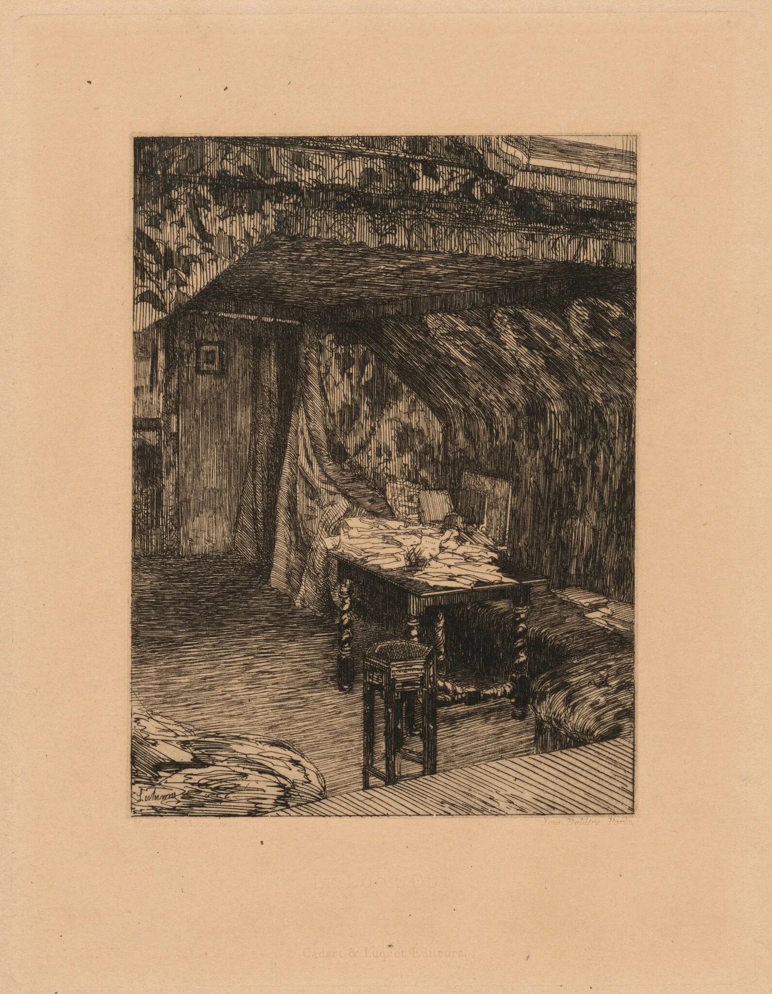 The Look-Out (The Office of Victor Hugo), detail