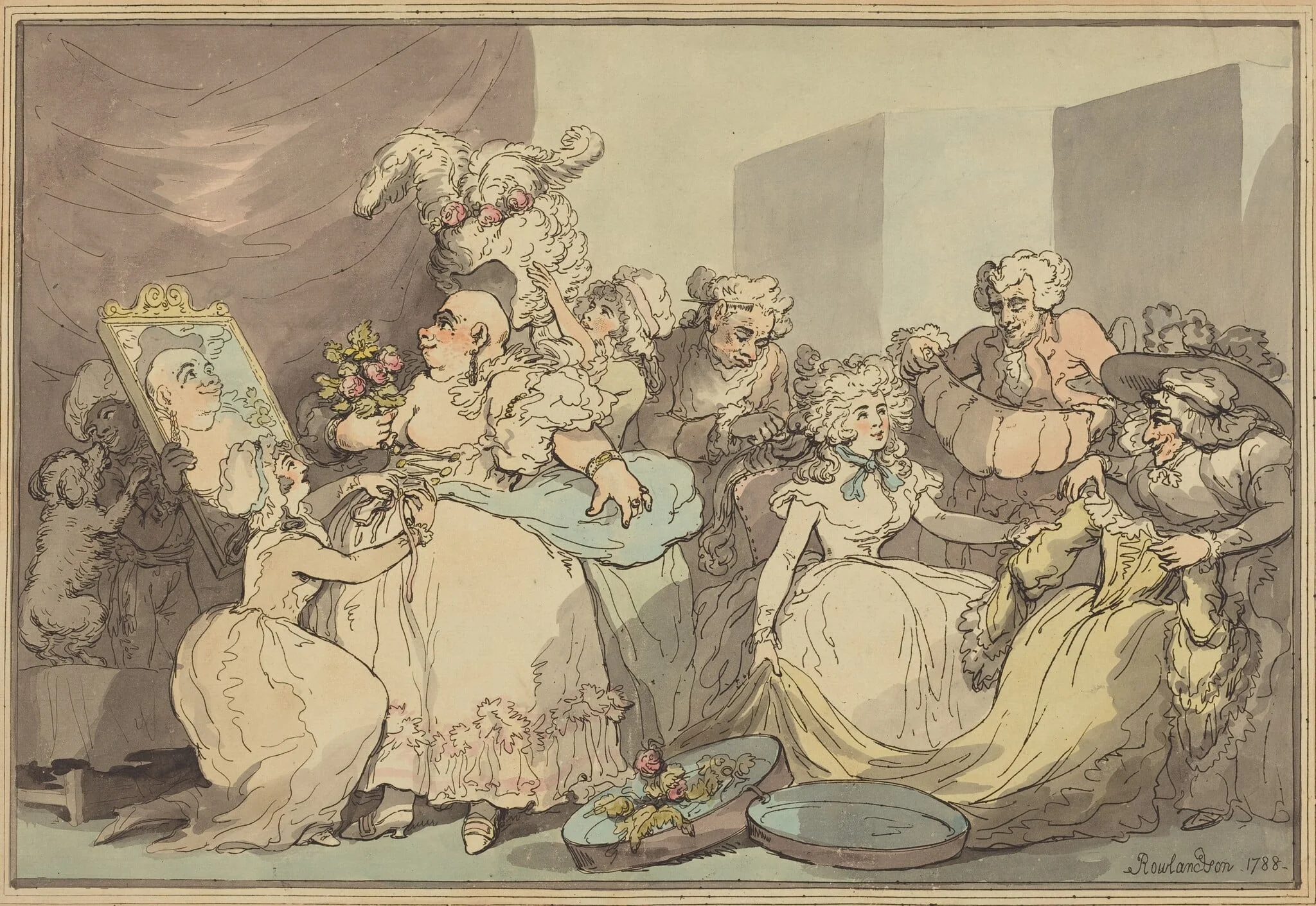 Dressing for a Birthday, detail