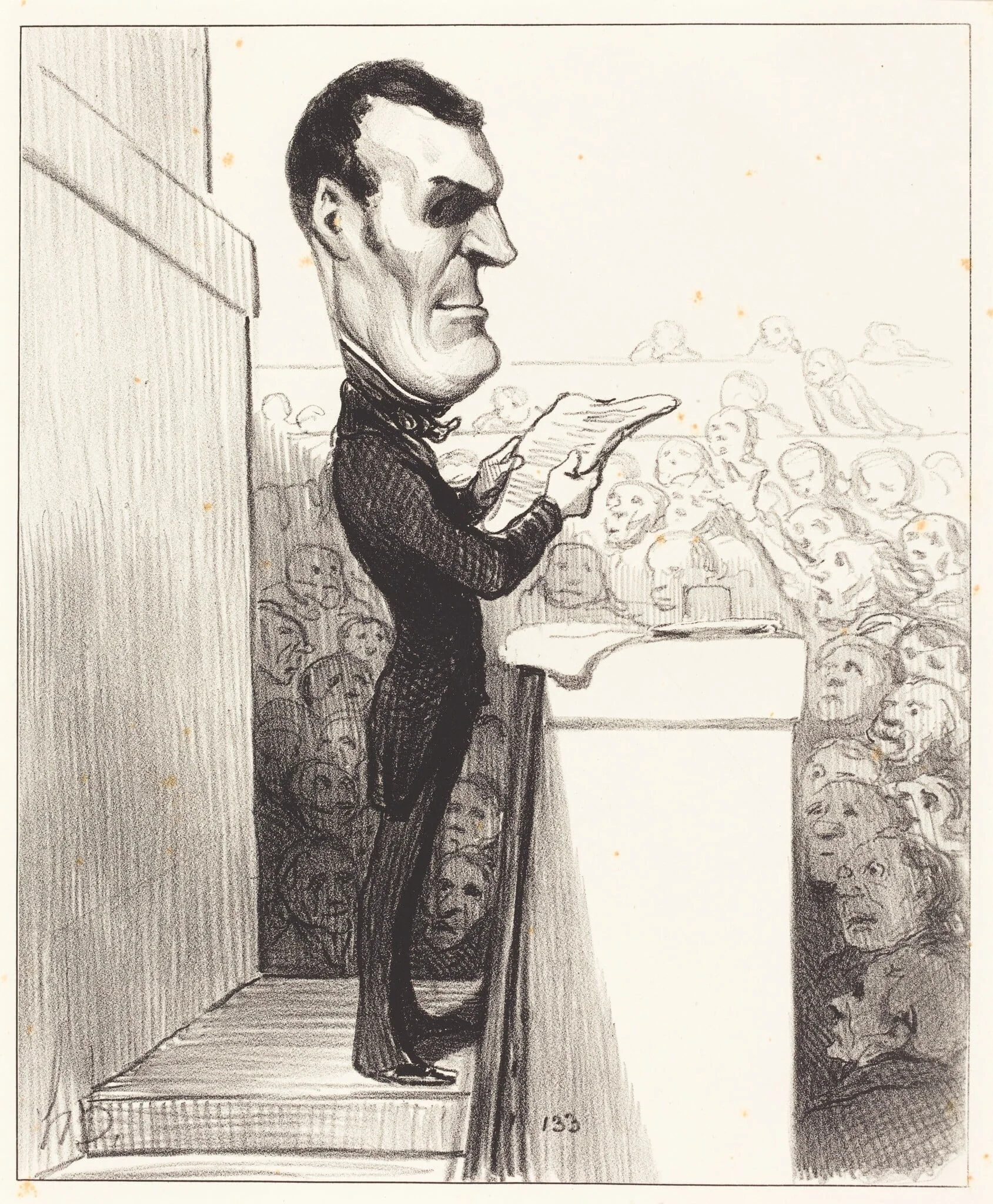M.L.P.F. Esquirou de Parieu, detail