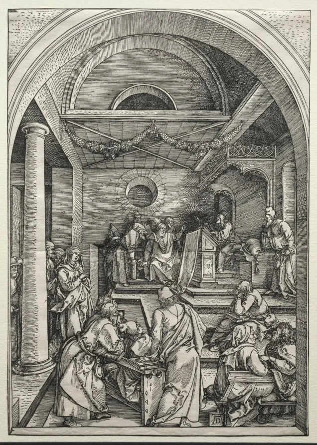 Christ Disputing with Doctors, detail