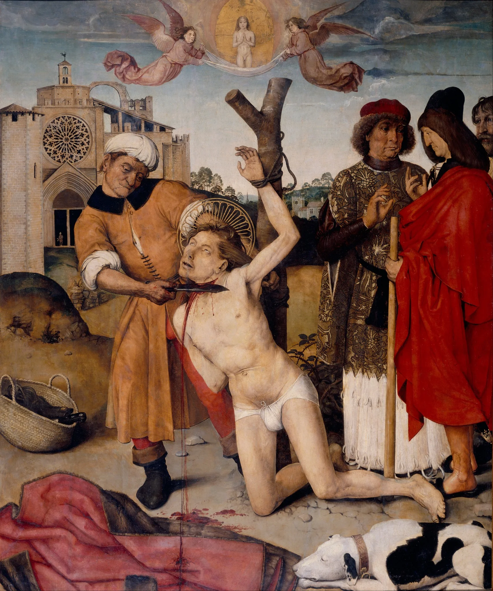 Martyrdom of Saint Cucuphas, detail