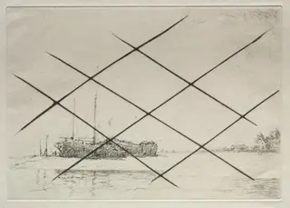 On the Hard, At Pin Mill, by Arthur John Trevor Briscoe, 1918