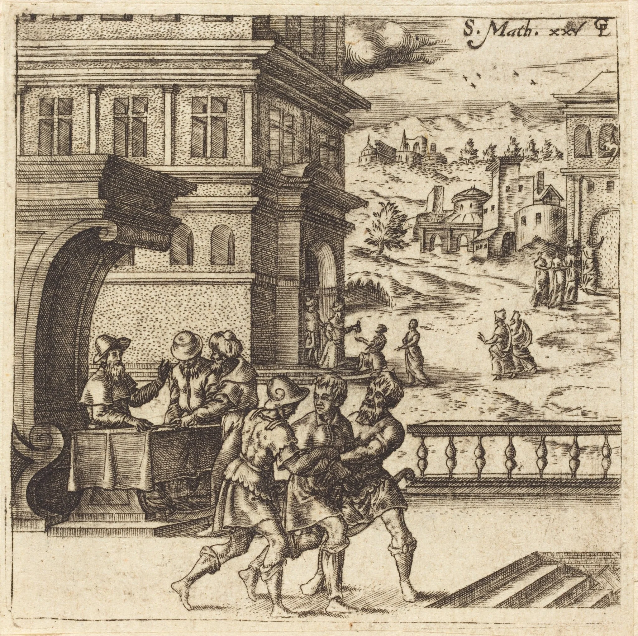 Parable of the Talents (The Worthless Servant Cast into the Outer Darkness), detail