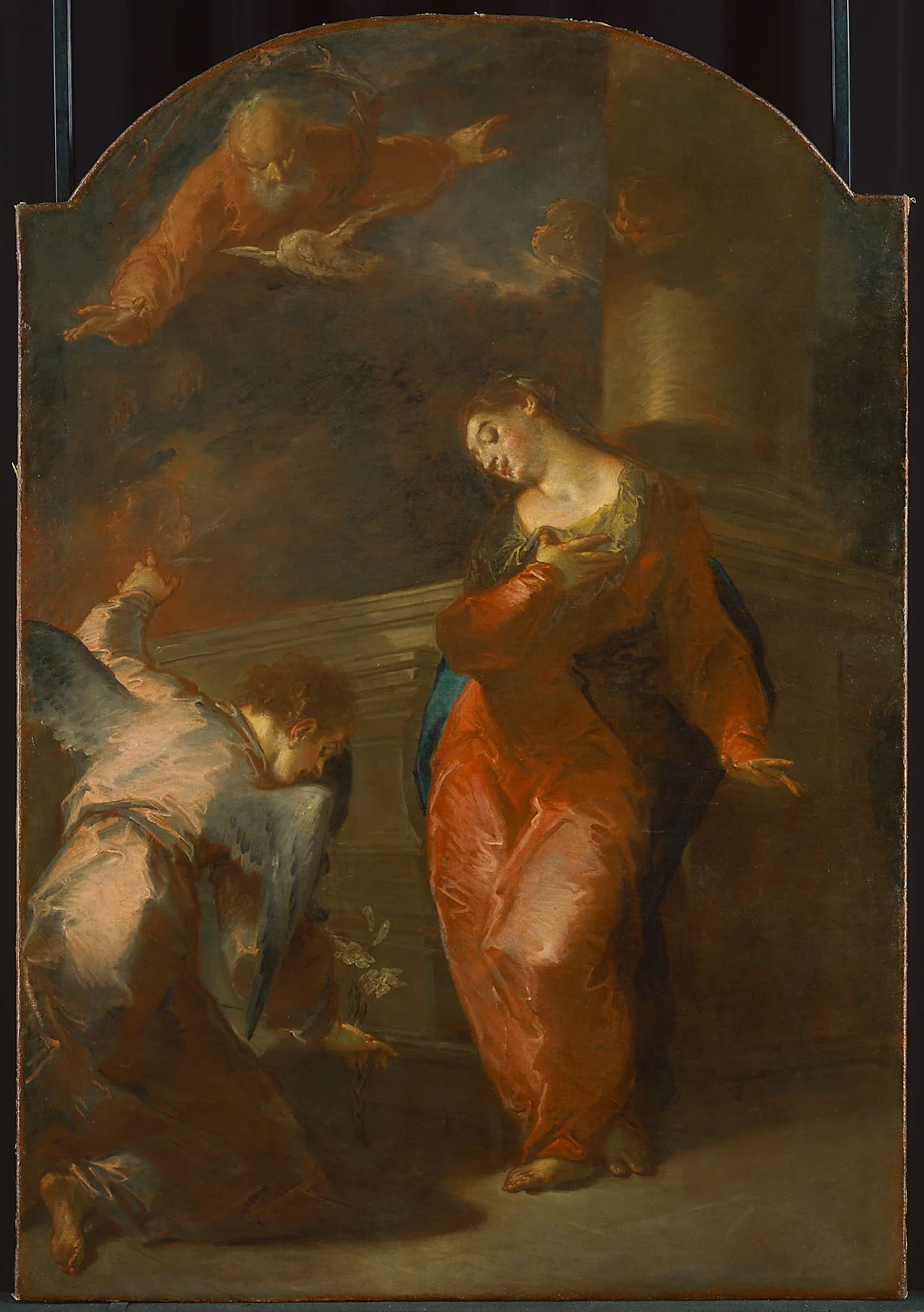 Verkündigung Mariae, detail