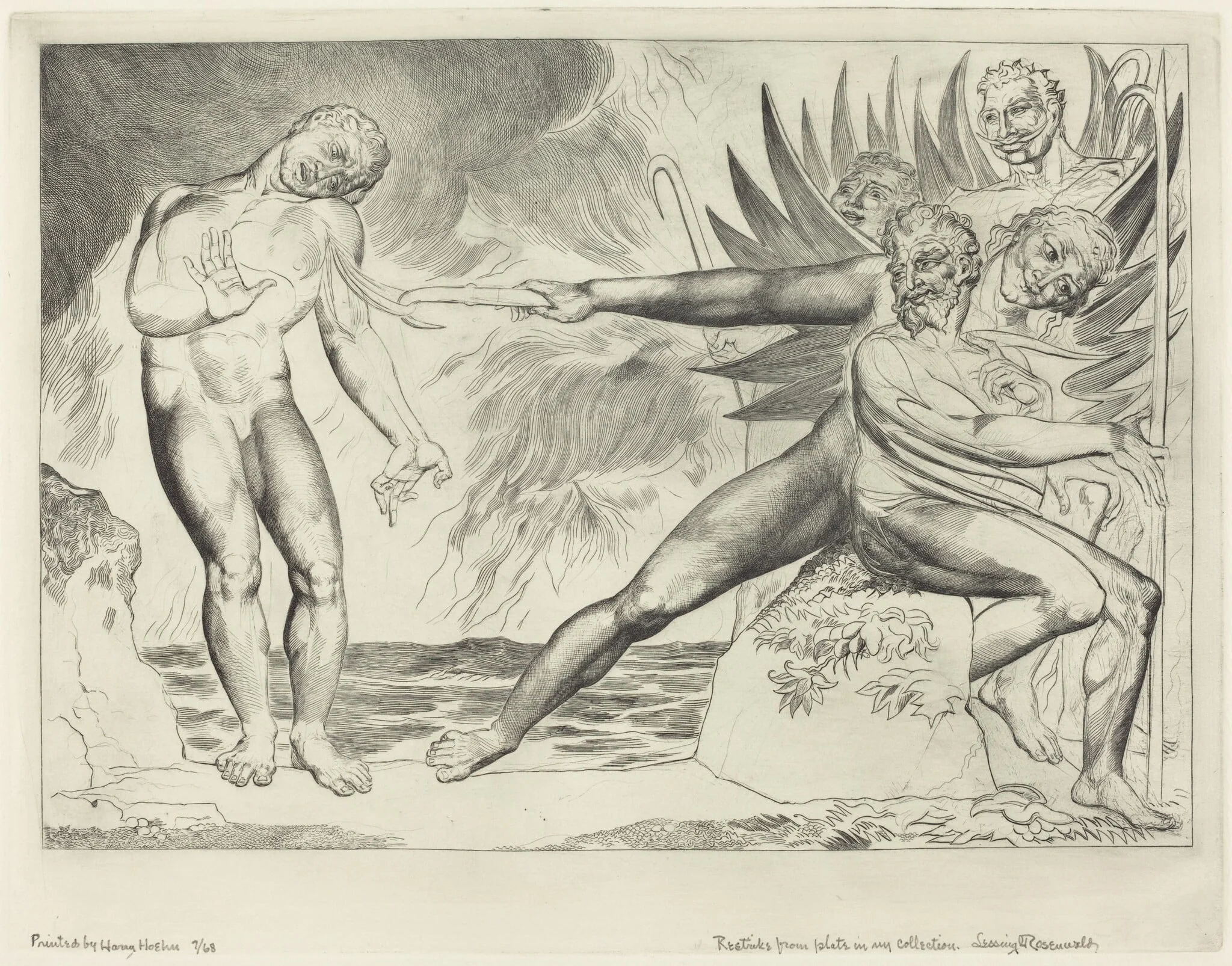 The Circle of the Corrupt Officials; The Devils Tormenting Ciampolo, detail