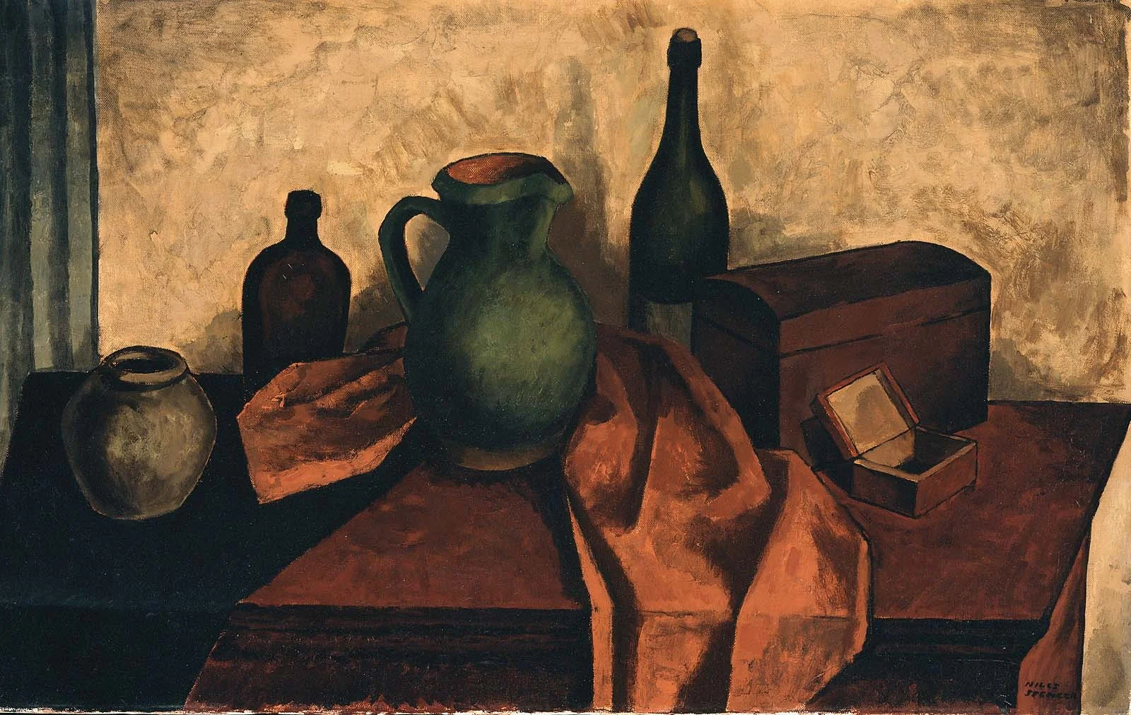 The Red Table, detail