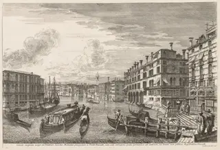 Views of Venice:  Grand Canal, by Michele Marieschi, 1741