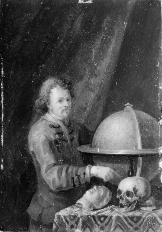 A Philosopher, detail